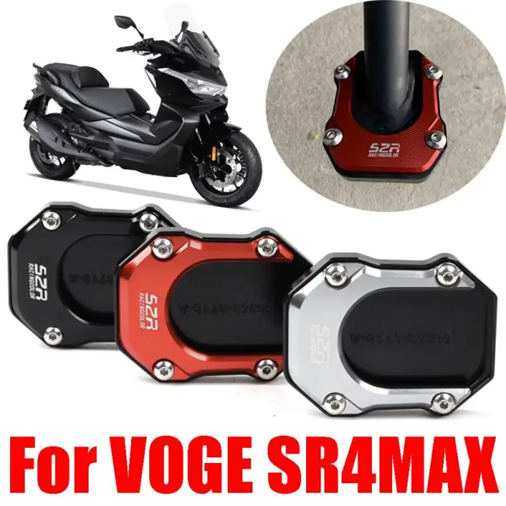 For Loncin VOGE SR4 MAX SR4MAX SR 4 MAX Accessories Kickstand Foot Sidestand Side Stand Enlarger Extension Pad Support Plate