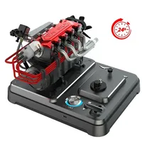 TOYAN FS-L400gc Four-Cylinder Engine High-performance Model Toy with One-button Start Metal Base and Starter Kit