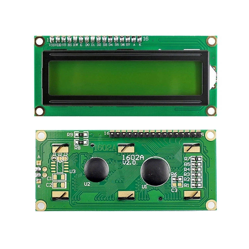 Pantalla Elecrow LCD1602 para Micro:bit 2.0 Conexión de 4 cables 4 Interfaz Crowtail IIC, UART, puerto analógico y puerto digital para BBC