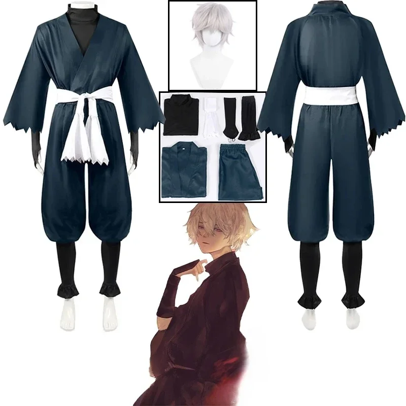 Аниме Адский Рай Дзигоку Раку Косплей Адский Рай Габимару Косплей Костюм Униформа Парик Костюмы на Хэллоуин для взрослых @ 0Z *