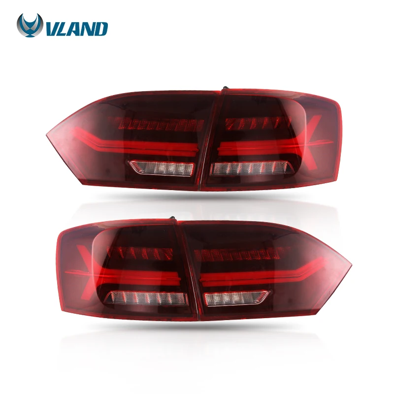 VLAND Tail Lights Assembly Tail Lamp for Sedan Sequential Turn Signal 2012-2019  for  Jetta Sagitar 6th Generation