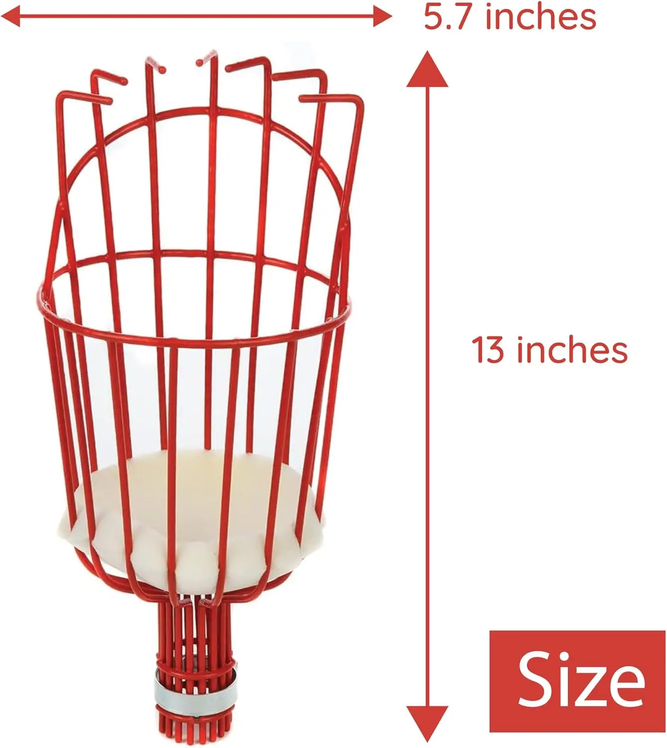 Fruit Picker Basket Sturdy Tree Picker Tool with Adjustable Knob Apple Avocado Peach Pear Lemon Grabber garden tool