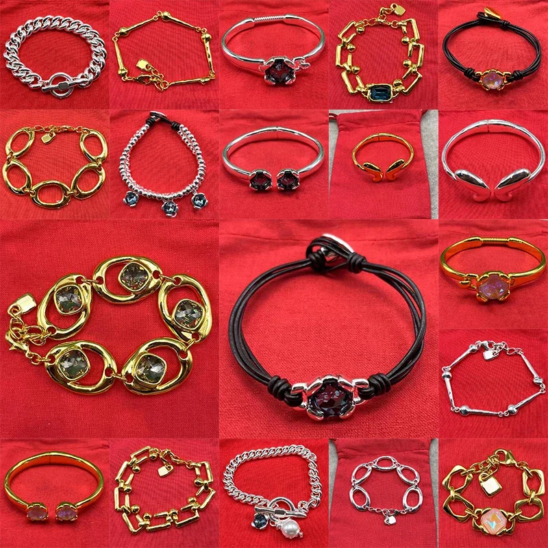 Jewelry Handmade Set2026 Spanish Colorful Gemstones and Metal Chains Mixed Style Bracelet Series Luxurious Luxurious, avant-gard