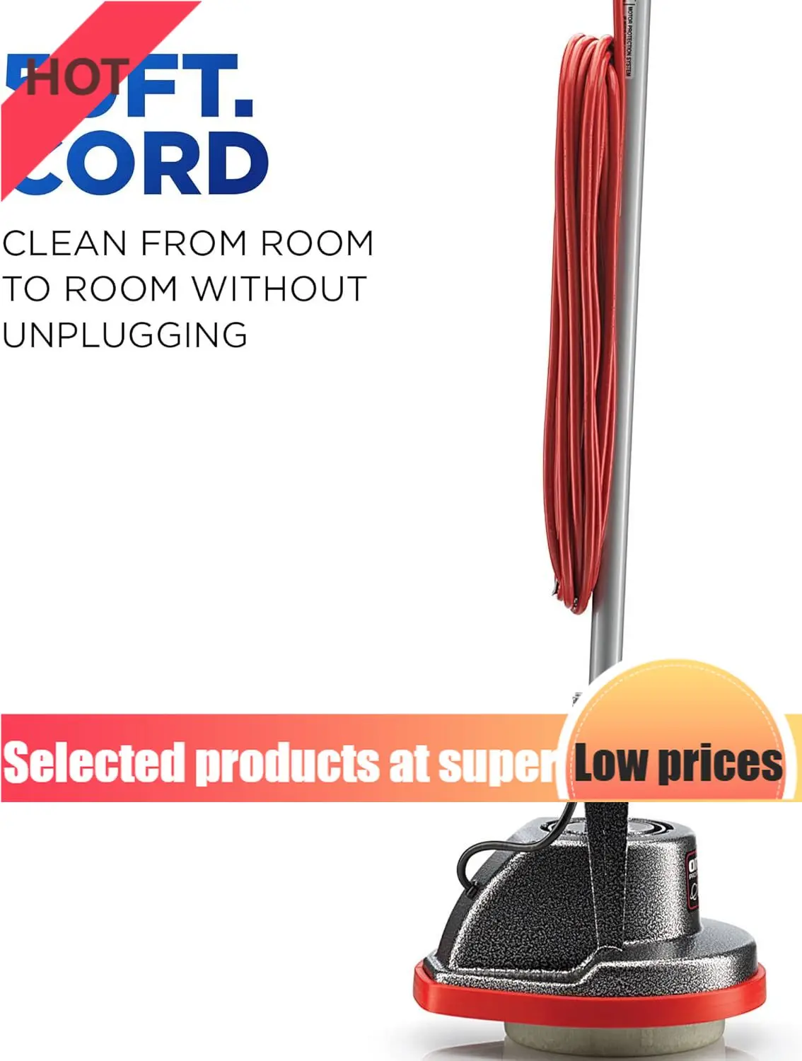 

Профессиональная поломоечная машина для твердых полов, многофункциональная, с эксцентриковым приводом, широкая рабочая полоса