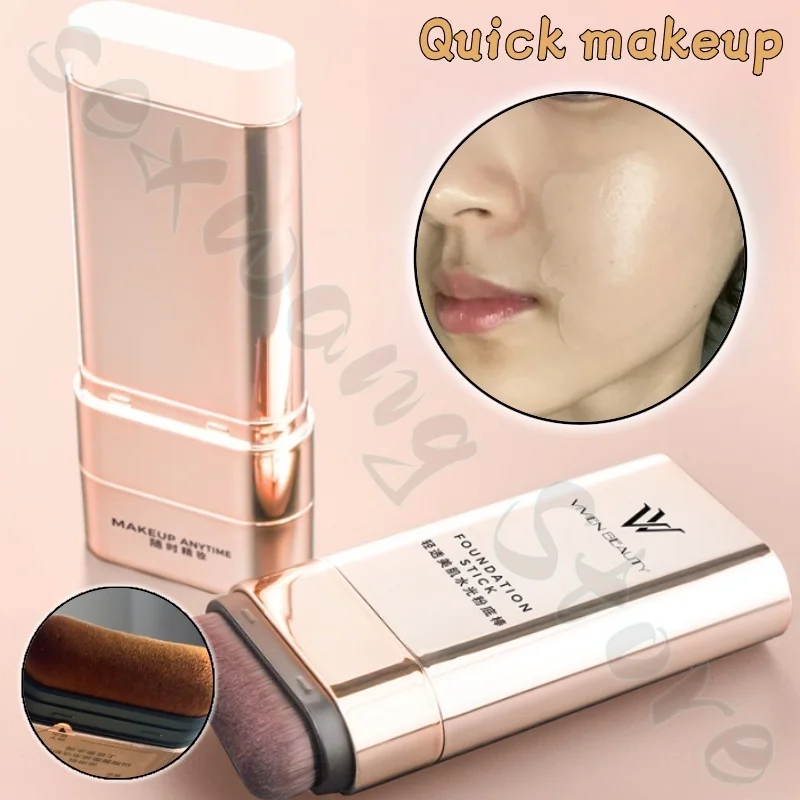 VIVIEN BEAUTY – bâton de fond de teint Double tête, correcteur, gomme transparente légère, couvre les taches et les Pores d'acné, illumine le teint de la peau