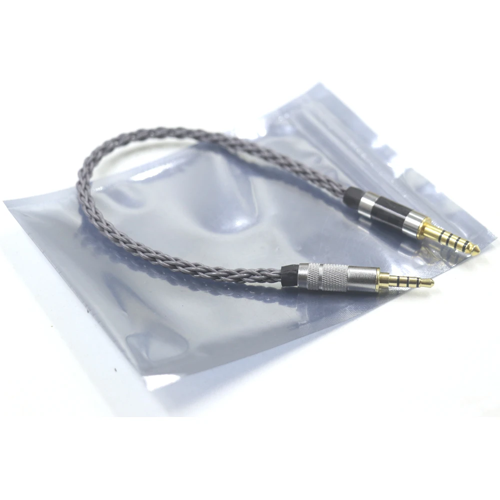 Haldane GrayJelly Cavo adattatore audio bilanciato maschio da 4,4 mm a TRRS maschio bilanciato da 3,5 mm Cavo TRRS M da 4,4 mm a 3,5 m