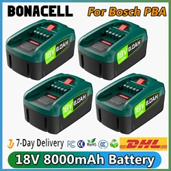 8000mAh For Bosch PBA Rechargeable Battery 18V For Bosch Power Tools AL1880CV AL1810CV AL18815CV AL1830CV Replacement Battery