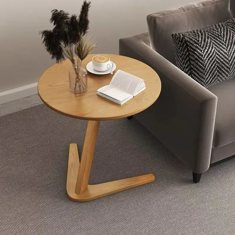 

Nordic Simple Solid Wood Side Table Small Corner Sofa Table Luxury Coffee Mesa for Living Room Family Balcony