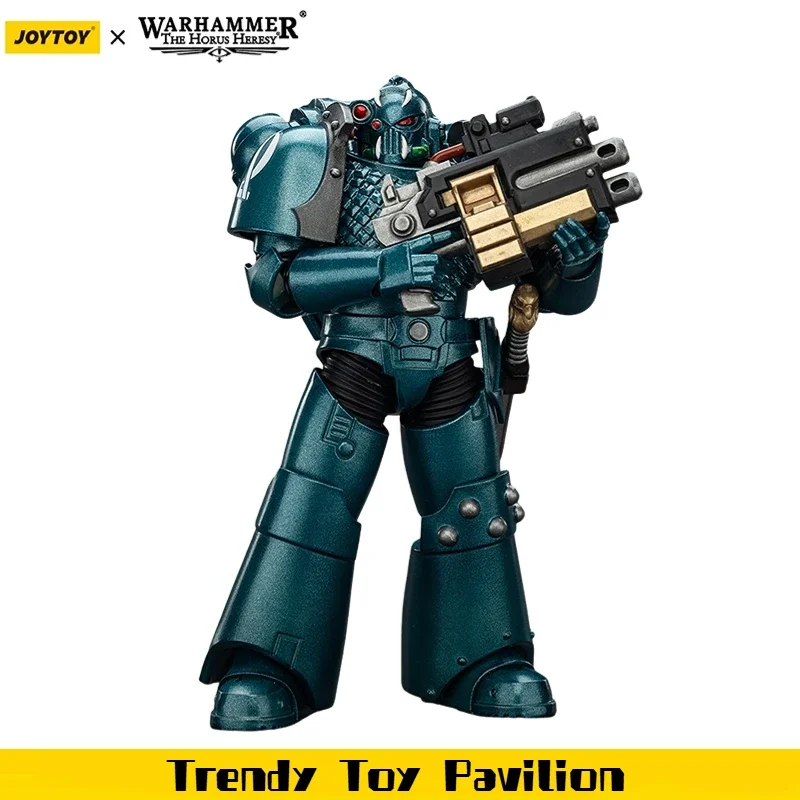 

【JOYTOY】Warhammer 40K Alpha Legion Headhunter with Banestrike Combi-Bolter and Power 1/18 Action Figure Toy Collection
