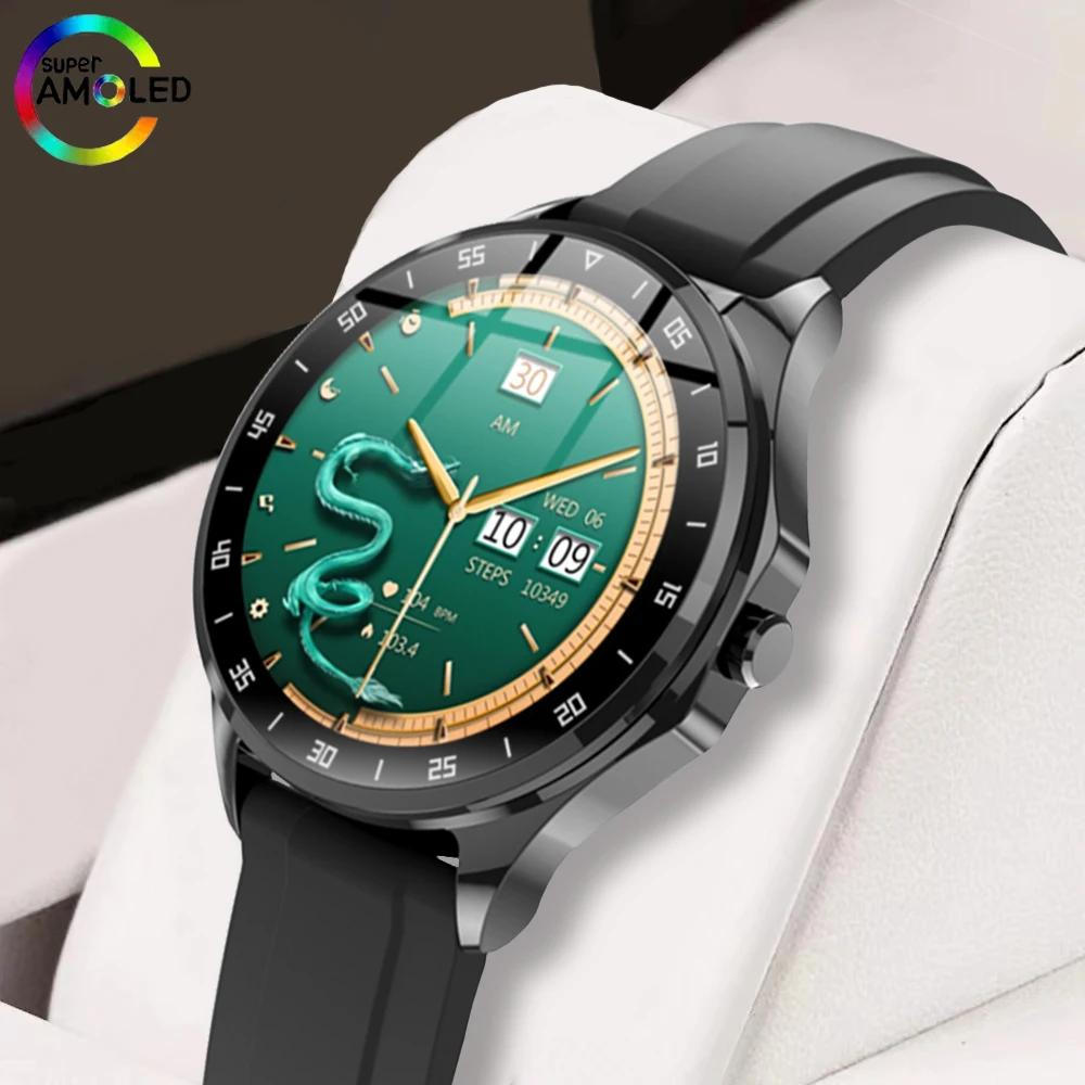 2024 new watch with built-in earphones supporting wireless charging, Bluetooth calling, 1.43-inch AMOLED screen smart watch