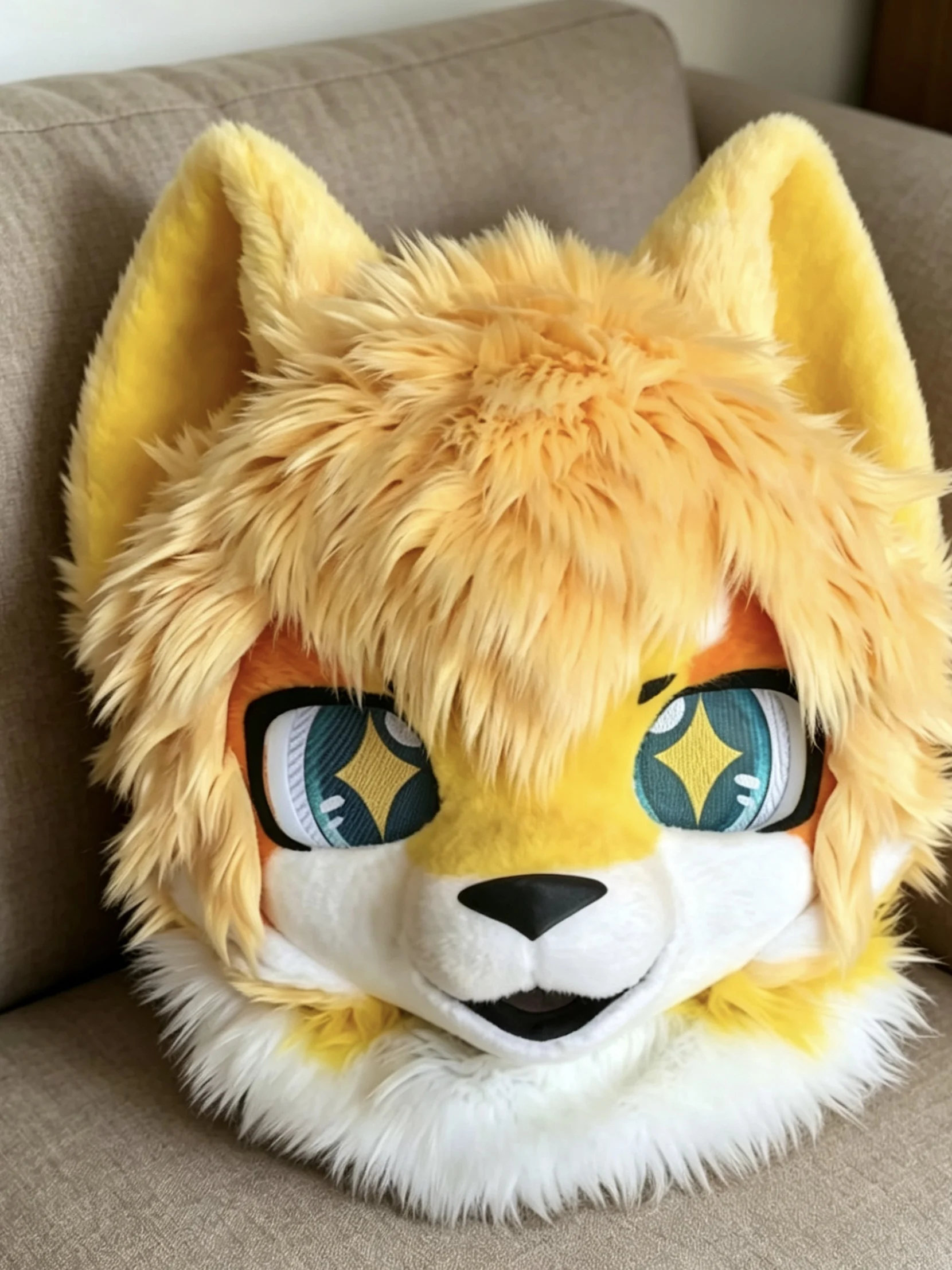 

Furry scalp clothing head cover - Cute role-playing dog/wolf headwear for cosplay. Customized Fursona Comiket furry doll Kig ser
