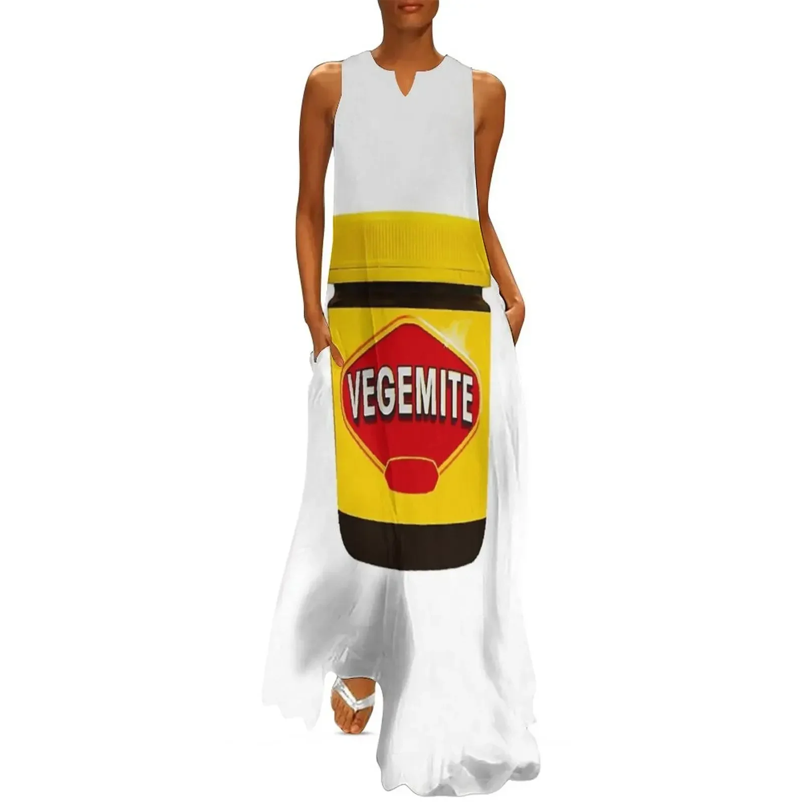 

Vegemite Long Dress Beachwear ceremony dresses Dance dresses clothes for woman Dress