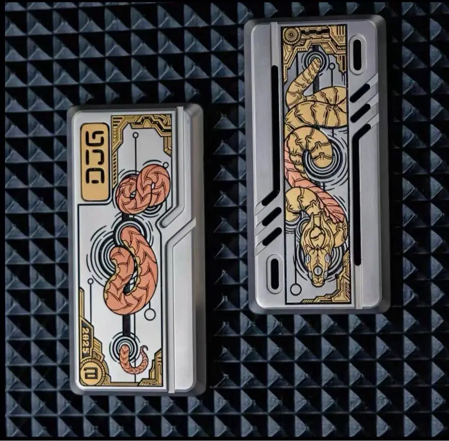 [Brand New and Unopened] Uncle DJG Smart Push Card + Mechanical Snake +++++ Inlay Engraving