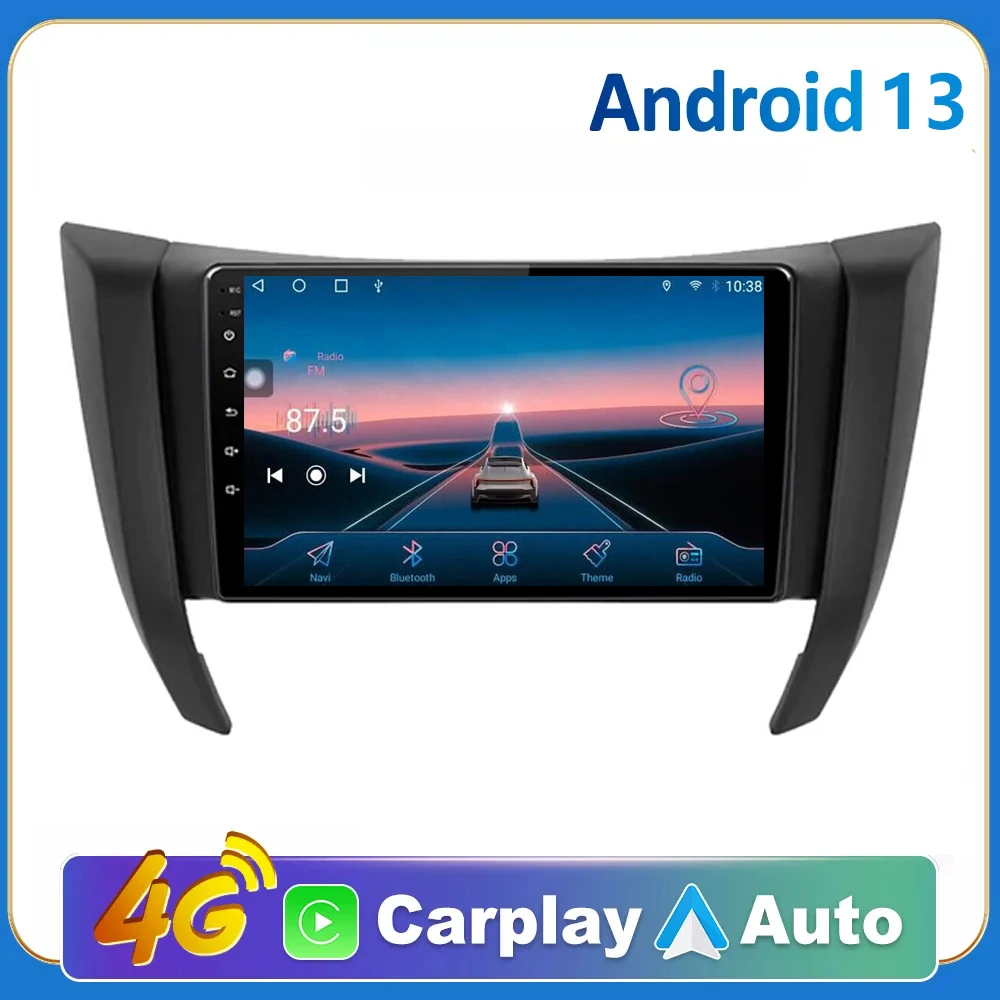 

9-дюймовый автомобильный радиоприемник для NISSAN NAVARA/NP300/FRONTIER 2Din Android Автомобильная стереосистема DVD GPS-навигационный плеер IPS-экран Carplay