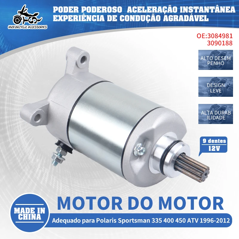 sj-3084981-demarreur-pour-polaris-worker-magnum-ranger-sportsman-325-330-425-500-400-kit-combine-d'entrainement-3090188-3084981