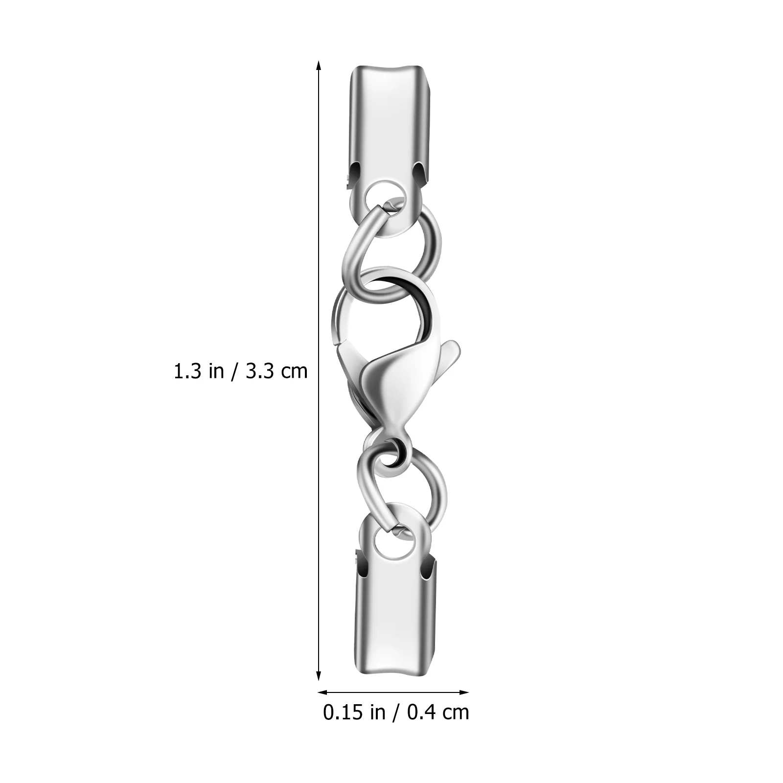 

40 pcs Lobster Claw Buckle Necklace Clasp Stainless Steel Jewellery Accessories Making Craft Premium Material Easy Use