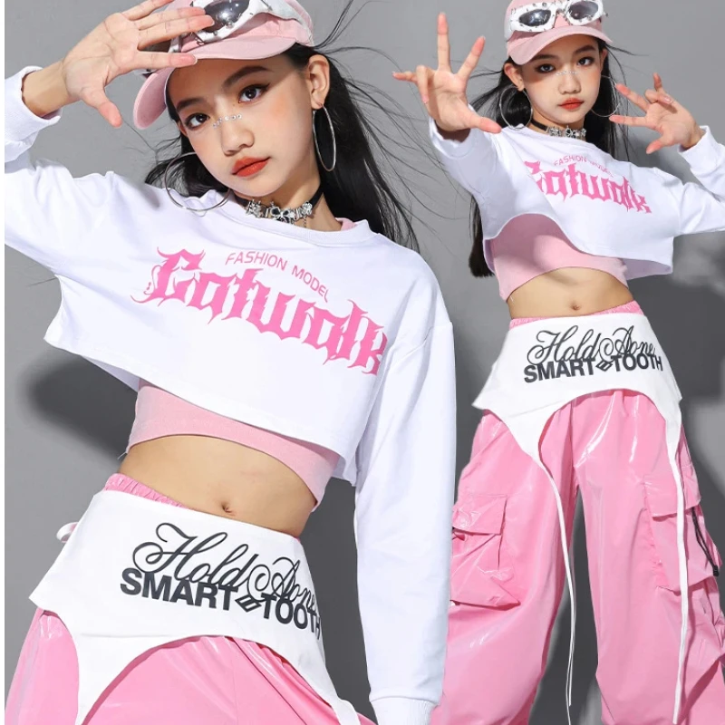 여자를위한 새로운 Kpop 재즈 댄스 의류 패션 힙합  - Street Fashion Kpop 리뷰 및 가격