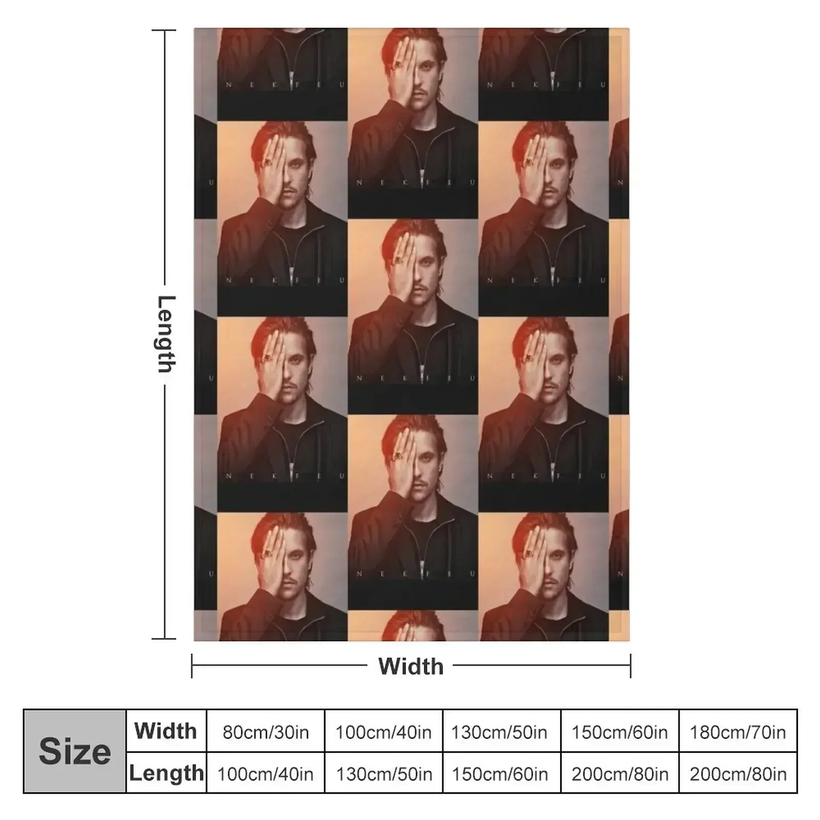 Nekfeu - Sunlight Poster Throw Blanket couch cozy soft plush fuzzy picnic outdoor blanket