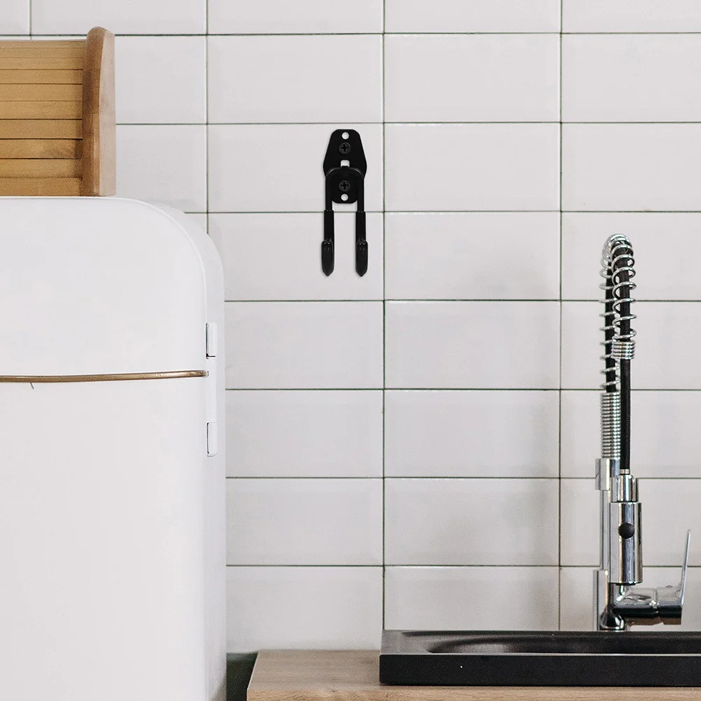 Picture 5: 2Pcs Garden Hose Holder Heavy Duty Wall Mounted Metal Hangers Outdoor Storage Organizer Water Hose Hook Brackets