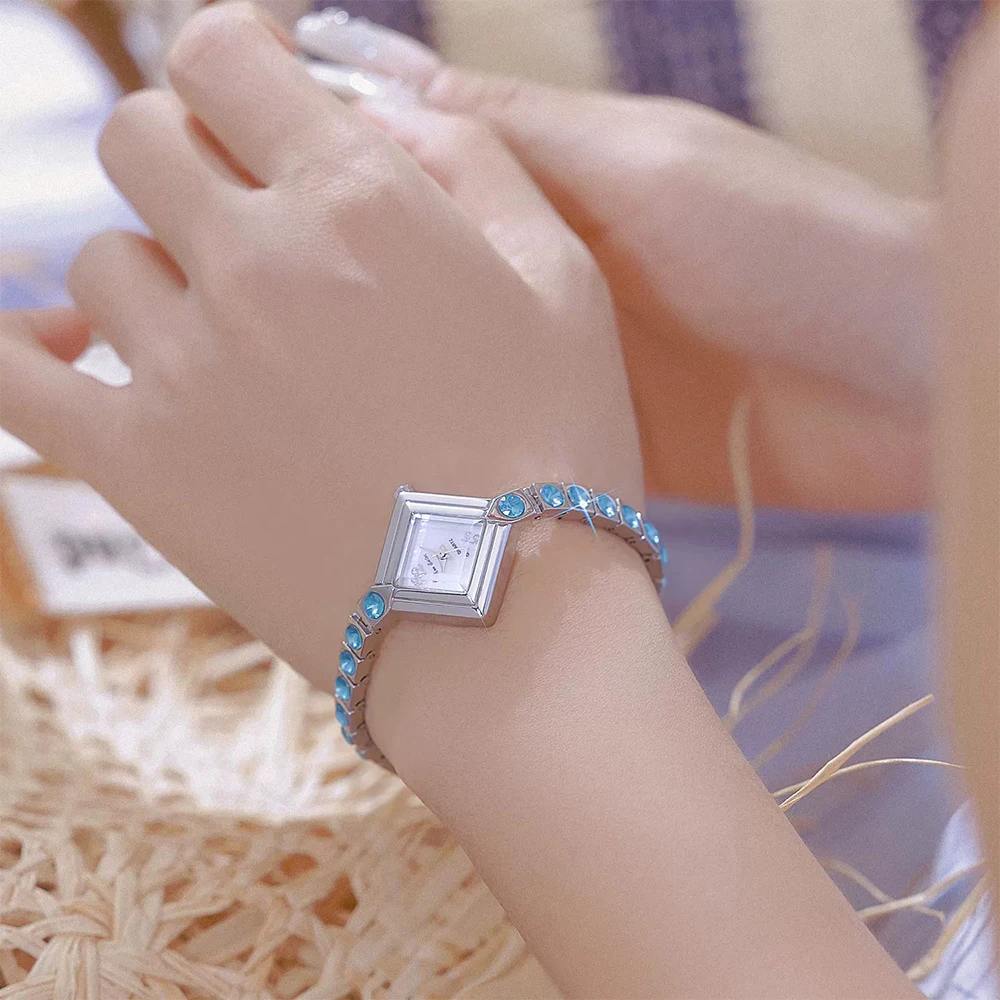 BS Bee Sister lumière luxe tempérament femme montre coloré diamant mode décontracté élégant Quartz chaîne femmes montre-bracelet nouveau