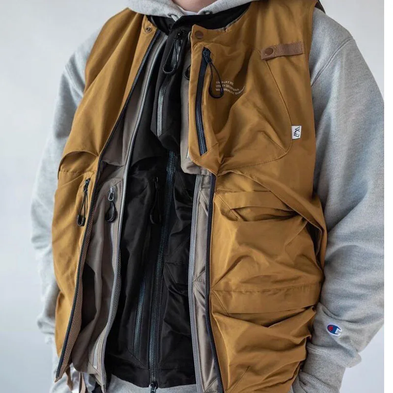 

Функциональный жилет West Mountain Good Cow: удобный, многокарманный, водонепроницаемый, для полевых работ, для молодежи, модель CMF