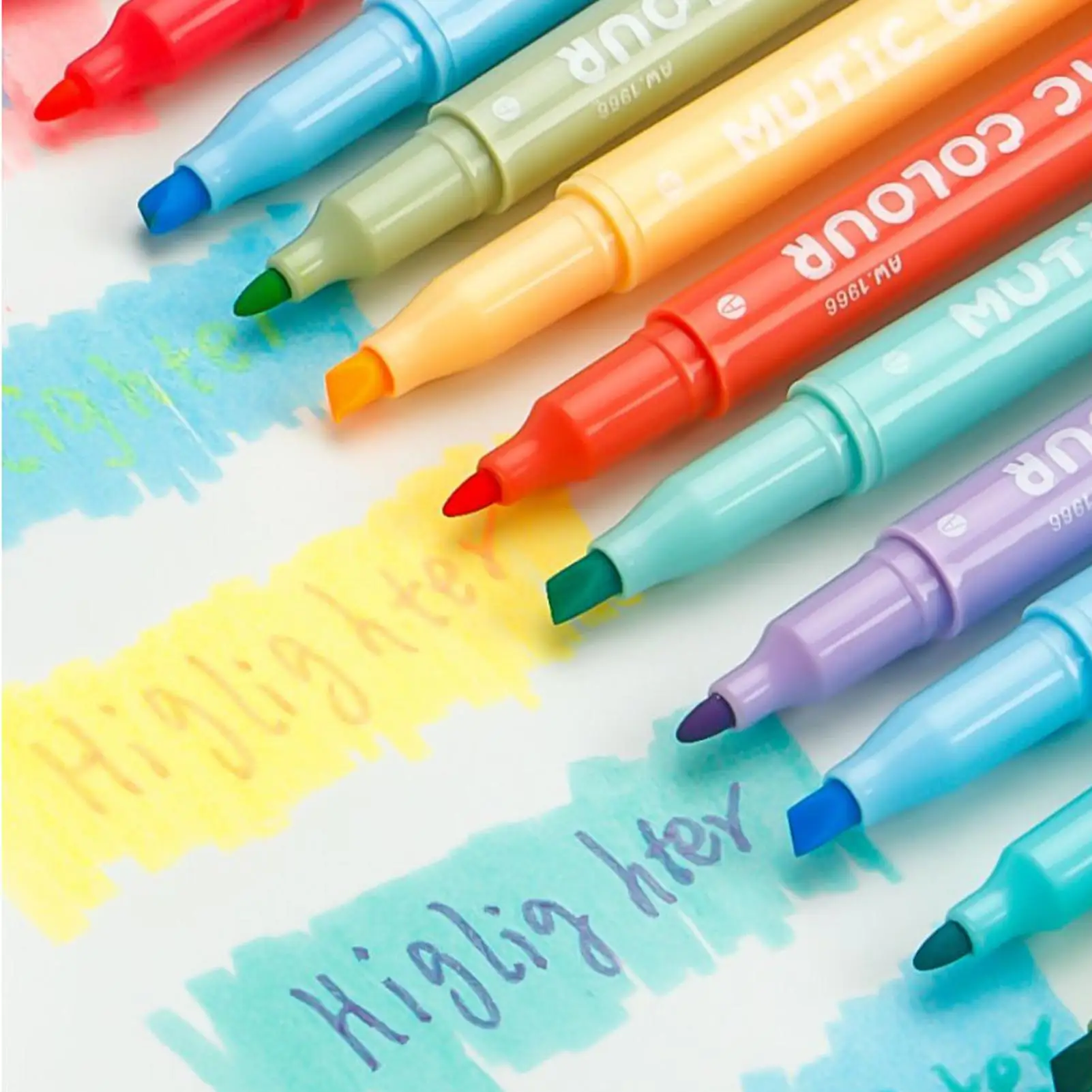 

Colored Highlighters 24 Pieces School Highlighters Assorted Colors Double Tip Markers Stationery Supplies For Student Teacher