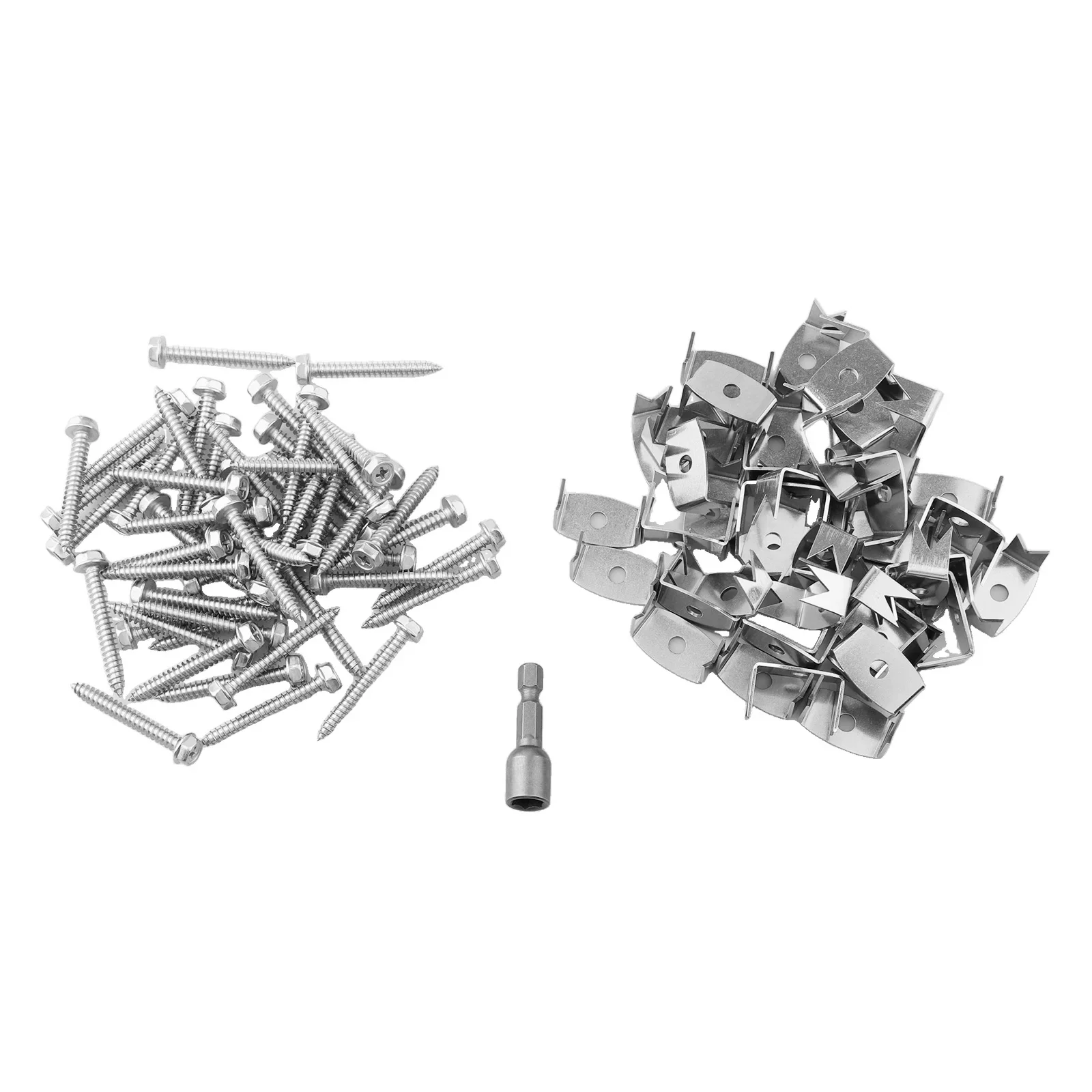 

Pack of 50 Stainless Steel Fence Staples for Woven Fencing and For Softwood No Pre Drilling Required for Simple Installation