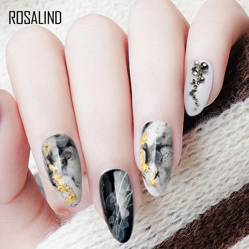 Rosalind 15ml Primer Base Top Coat Nail Polish Semi-Permanent Hybrid Reinforce UV Gel Varnish for Nail Gel Nail Art