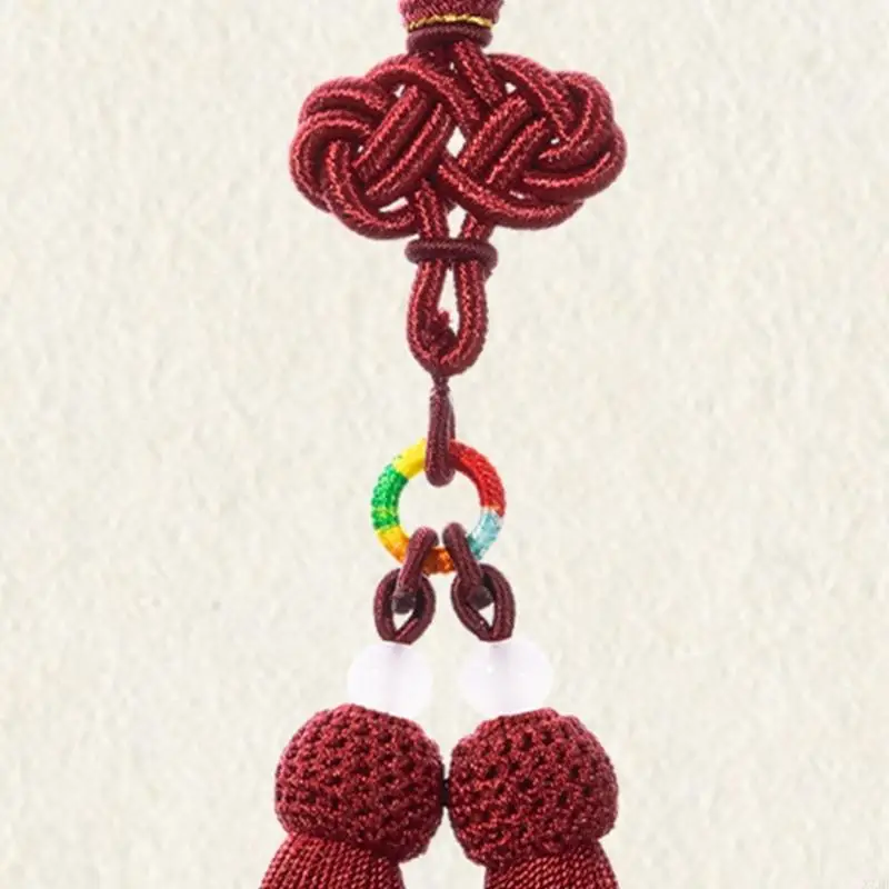  Fashionable Traditional Happiness Fringes Pendant Elegant Chinese Knot Tassels Ornament For Everyday Use