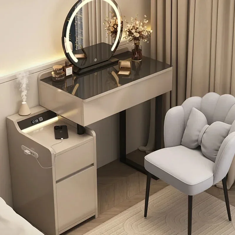 Storage Makeup Vanity Table Luxury Bedroom Girls Style Vanity Table Nordic Organizers Coiffeuse De Chambre Home Furniture