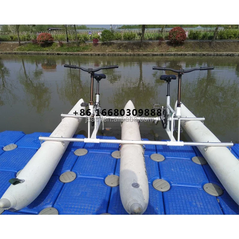 Water Sports Hot Selling PVC Pontoons Propeller Water Bikes Water Bicycle Sea Bikes Supply Underwater Aquatic Swimming Pool