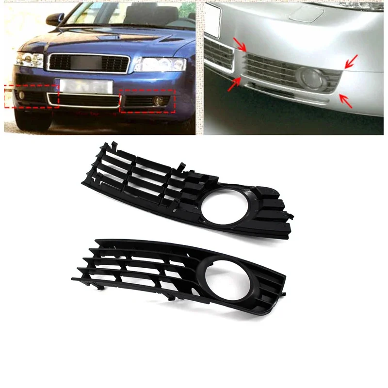 For Audi A4 B6 8e0807681 2001 2002 2003 2004 2005 front bumper lower fog light grille cover car