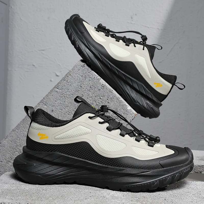 

Men Hiking Shoes Waterproof Casual Walking Hiking Boots Outdoor Rubber Camping Trekking Non-Slip Women Mountain Walking Sneakers