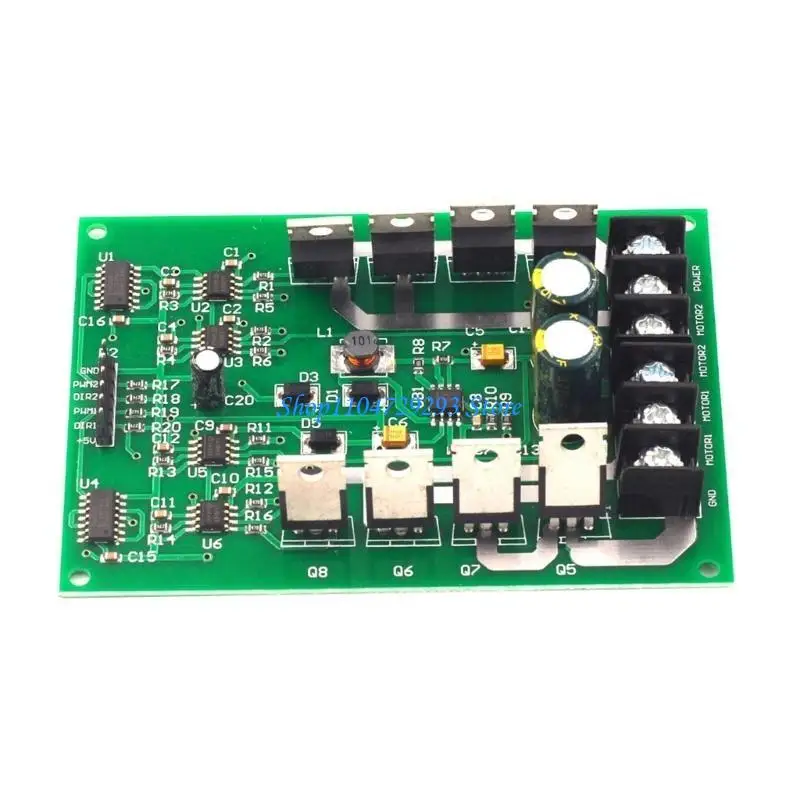 Y2GD Eficiente 30A Módulo Double Driver Suporte PWM Tensões do ciclo trabalho 3V-36V