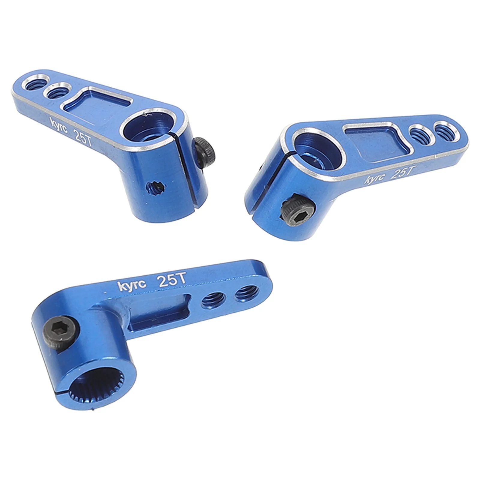 อะไหล่แขนโลหะ 3 ชิ้นสำหรับเครื่องบินบังคับวิทยุและรถยนต์ แกนบังคับเลี้ยวควบคุมความแม่นยำ ทนทาน ใช้งานได้ยาวนาน ออกแบบแข็งแรงสำหรับรีโมท