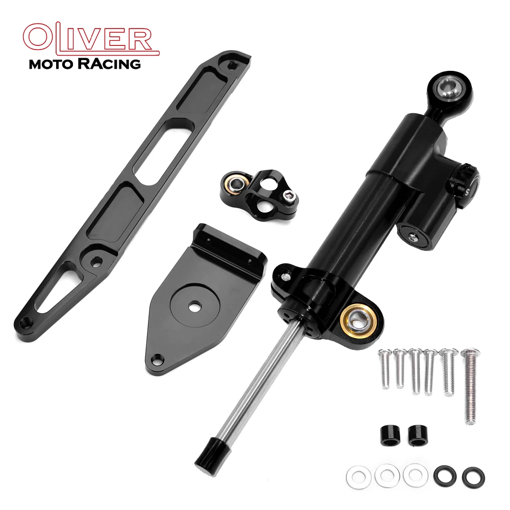 Steering Damper Stabilizer Motorcycle For YAMAHA XJR1300 XJR 1300 2002-2015 Directional Dampers Mount Bracket Support Kit