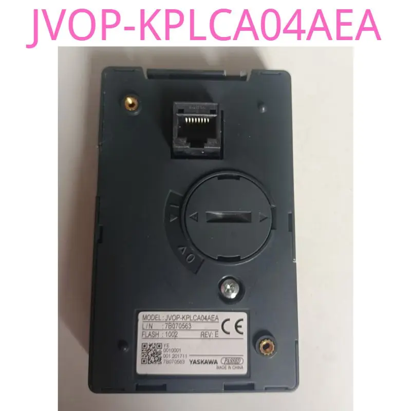 second-hand Yaskawa frequency converter operation panel JVOP-KPLCA04AEA is suitable for GA700/CH700 series