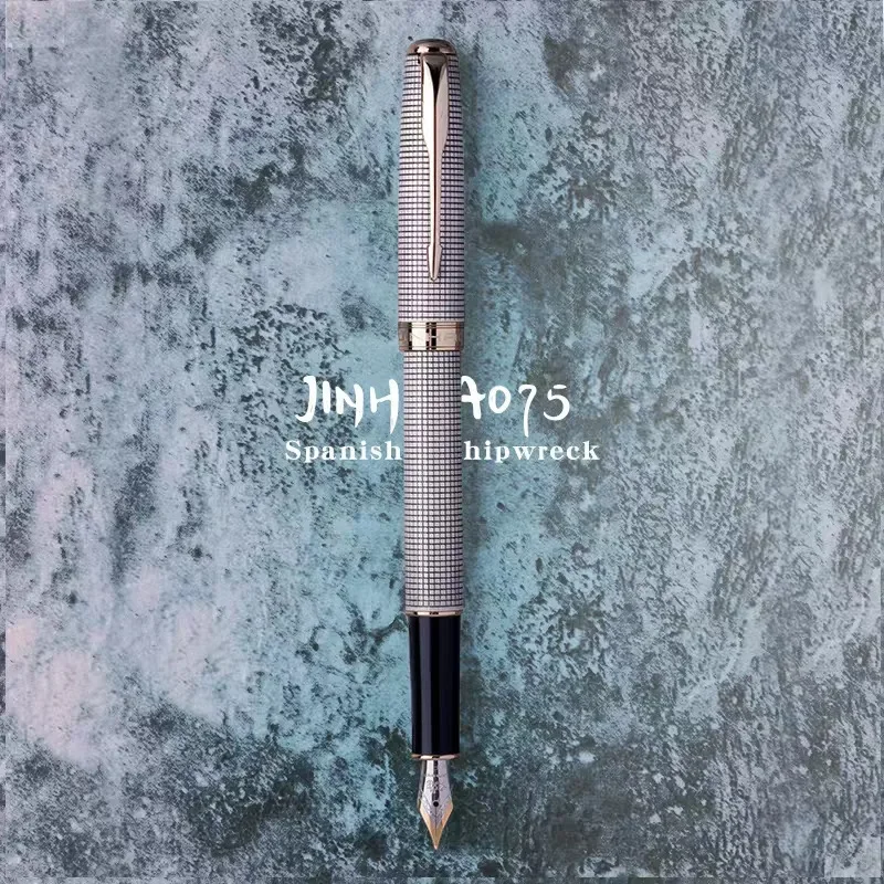 

Jinhao 75 Fountain Pen for Business Office Male Female Students Calligraphy Practice Writing Gift Box Birthday Pen