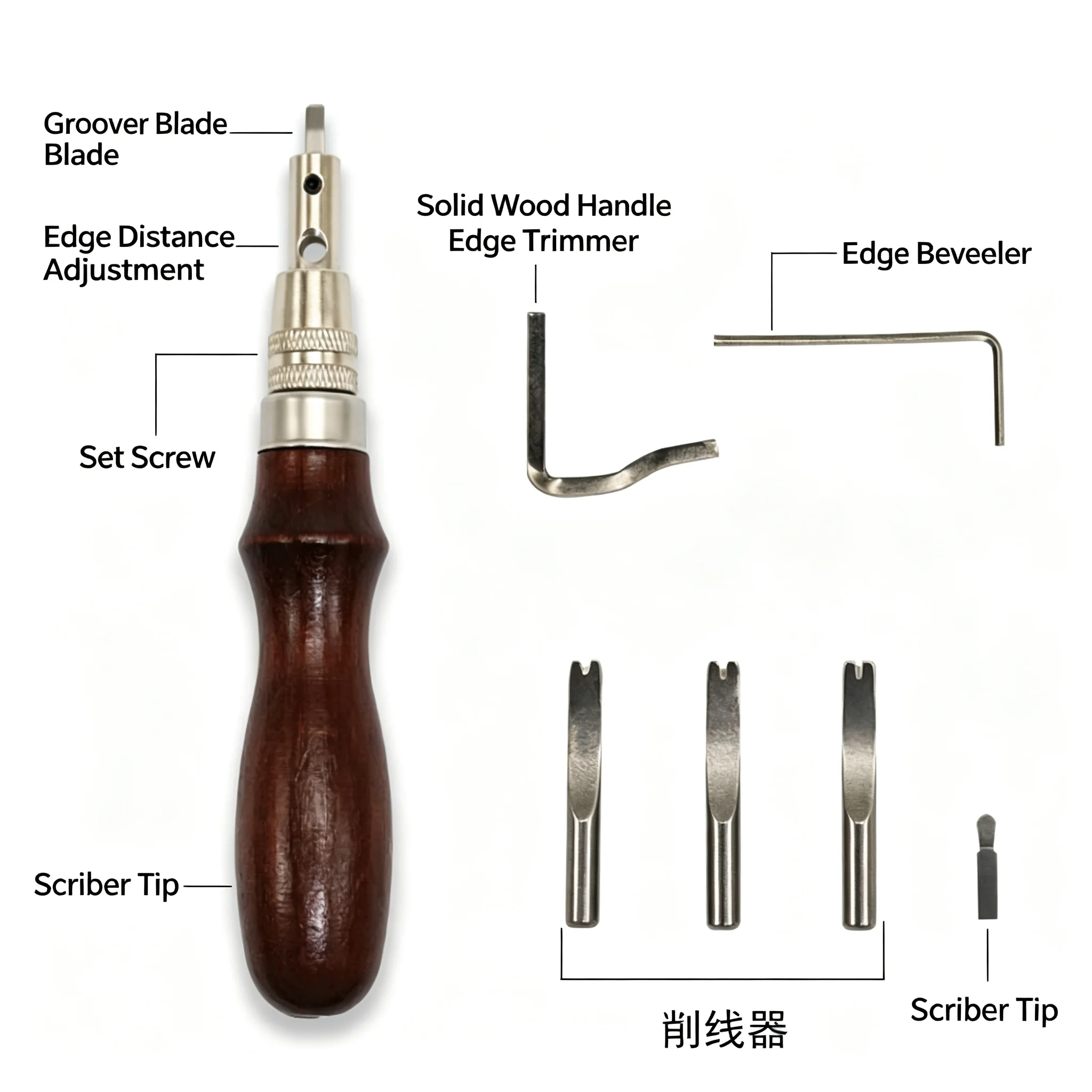 Leather Craft Tool Kit, DIY Le - Leatherwork Hand Sewing Needles recension och pris