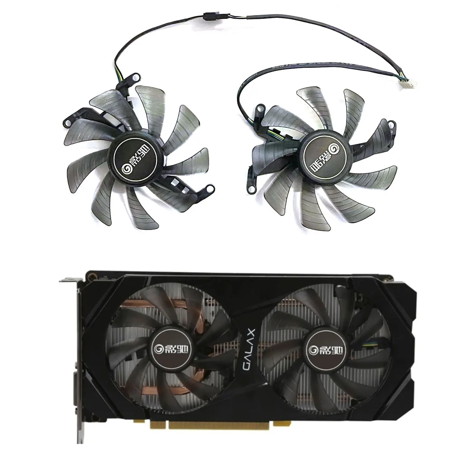 Vhodný pro GALAX geforce RTX 2060 2070 super grafika karta 85MM 4PIN FB09015M12LPA GPU náhrada fanoušek