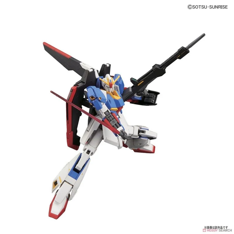 Bandai Gundam Model Kit Anime Figure HGUC 1/144 MSZ-006 ZETA Gundam Genuine Gunpla Model Anime Action Figure giocattoli per bambini