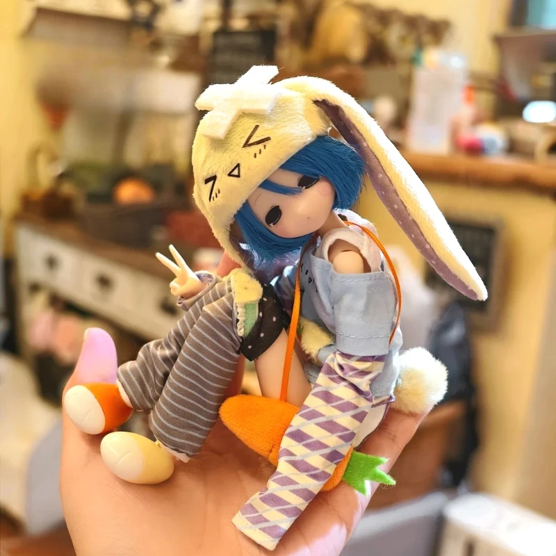 تحويل الكهربائية سلسلة الشارع صندوق أعمى 1/6 Bjd عمل الشكل Kawaii المنقولة أنيمي دمية سطح المكتب ديكور نموذج لعب فتاة هدية