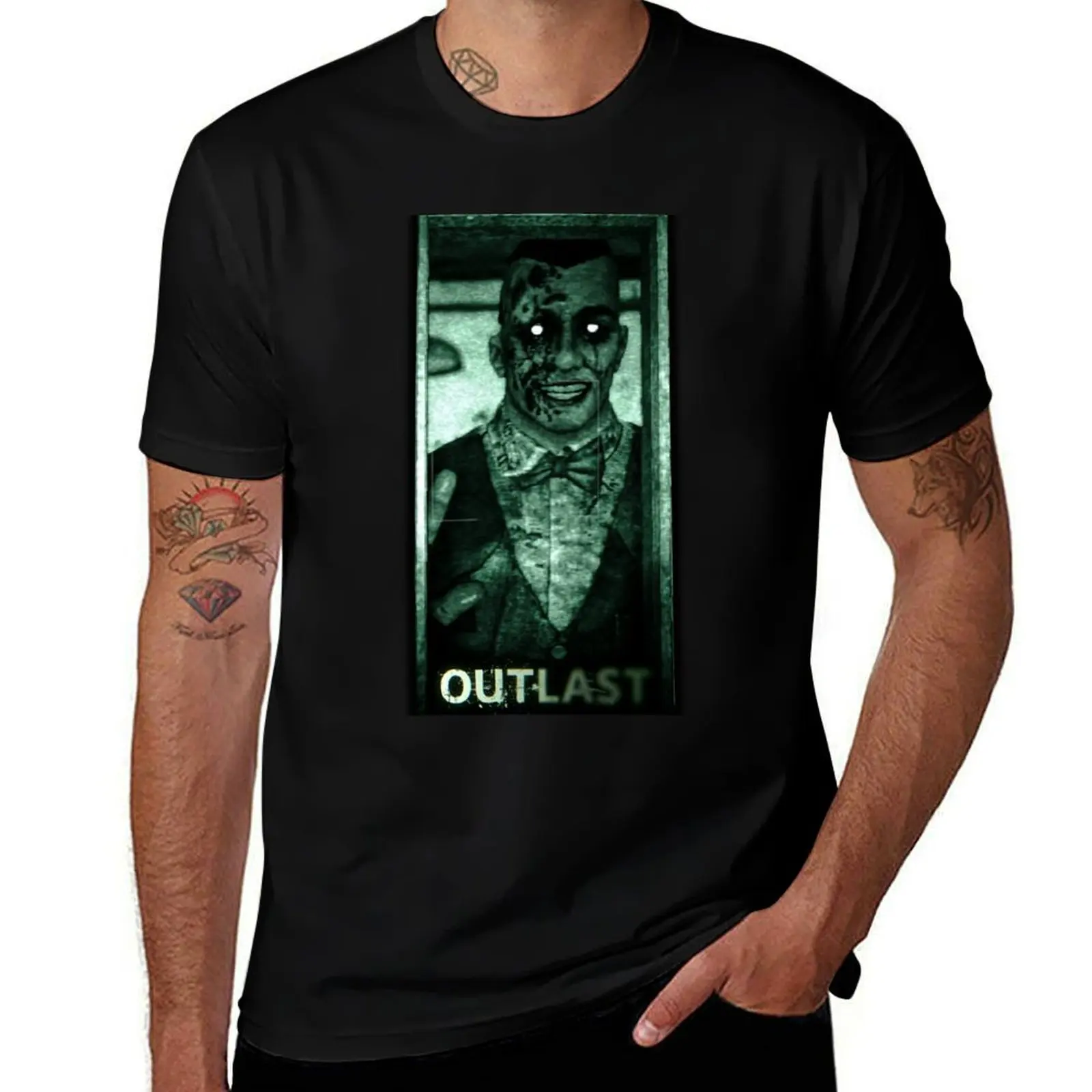 OUTLAST - Eddie Gluskin T-Shirt blacks graphic t shirts graphic shirts customizeds vintage t shirt men