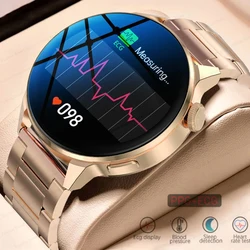 2024 NFC Smart Watch Men Waterproof GPS Smartwatch Movement Track Women Wireless Charging ECG GPS Watches AI Voice Assistant