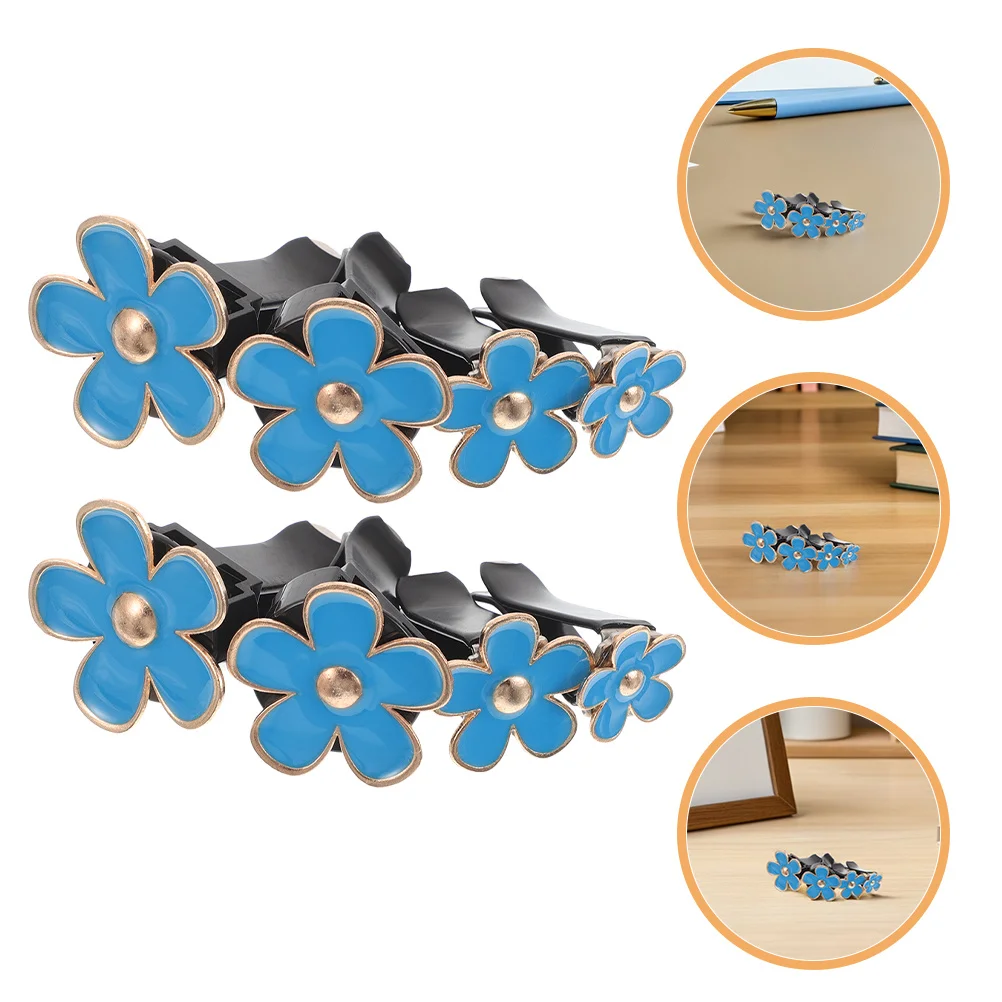 

8Pcs Car Fragrance Diffuser Clips Floral Air Vent Decorative Accessories Elegant Flower Car Interior Aroma Clip for Women