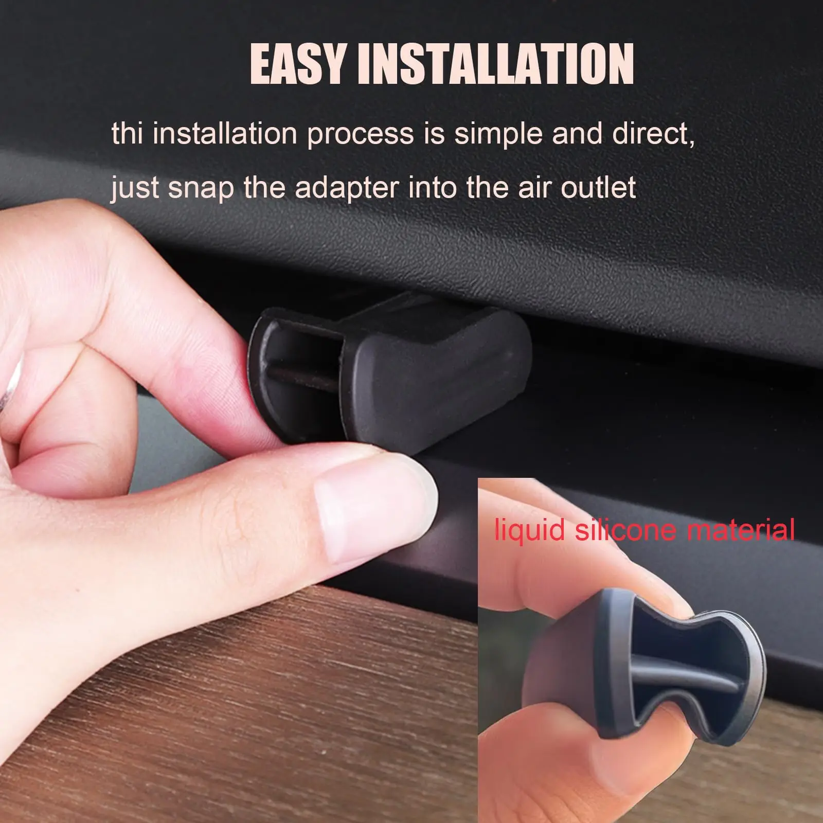 For Tesla MODEL 3 Highland Y Launch 2025 Air Freshener Adapter Air Outlet Aromatherapy Clip Silicone Car Air Vent Fragrance Clip