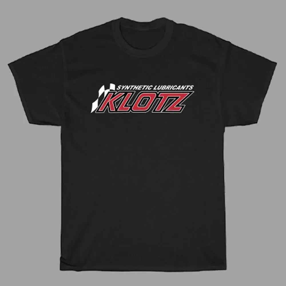 Klotz Racing Oil Car Motorcycle Men's Black T Shirt Size S to 3XL