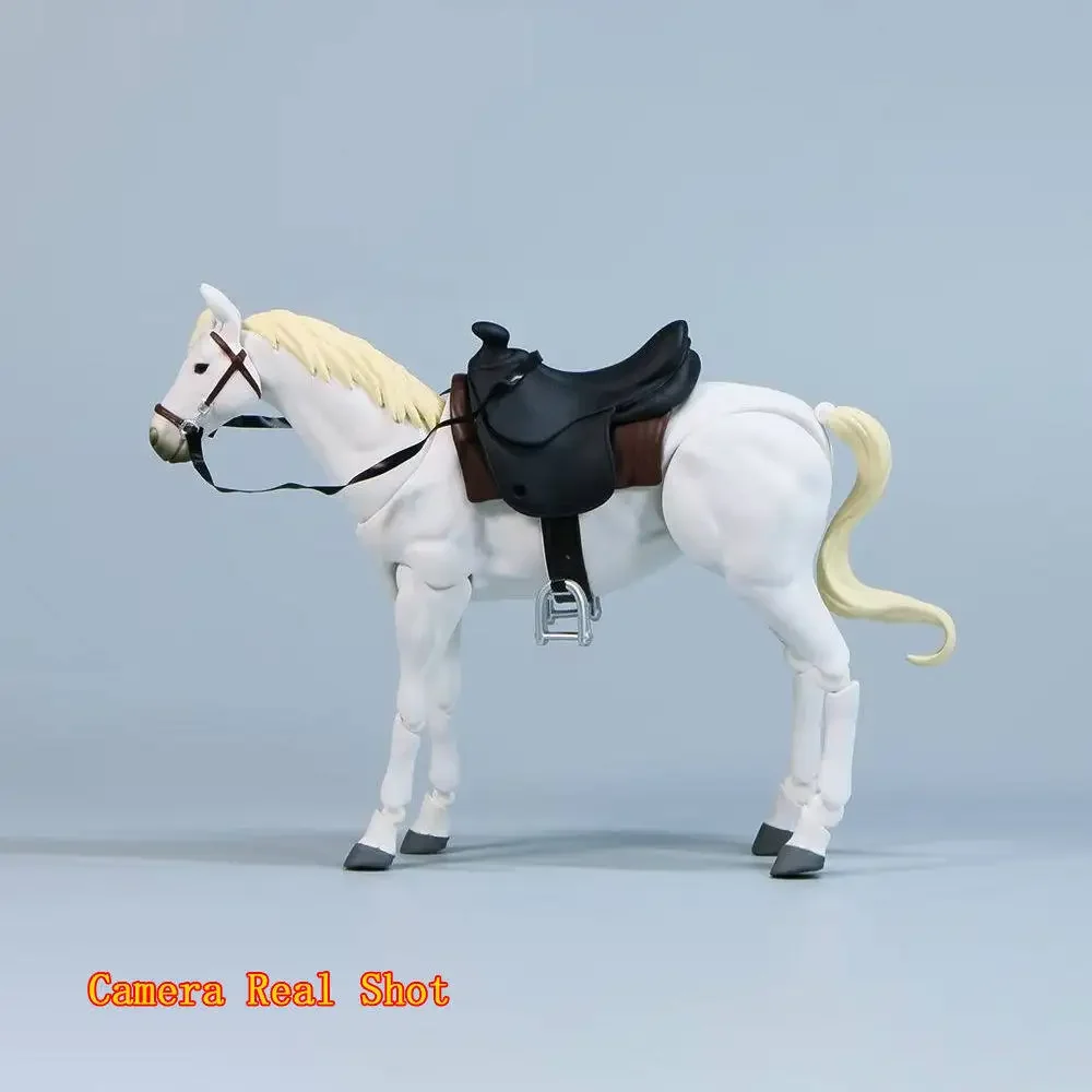 Handgefertigtes PVC-Mobilpferd-Cosplay-Ornament, 16 cm hoch, Tiermodell für Actionfiguren, Spielzeug, Szenen, Geschenk, Sammlung – Detail 7