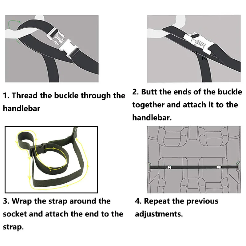 2PC Car Storage Hanger Strap Interior Organizer Fixed Fishing Rod Strap Roof Space Storage Organizer Tension Rope Interior