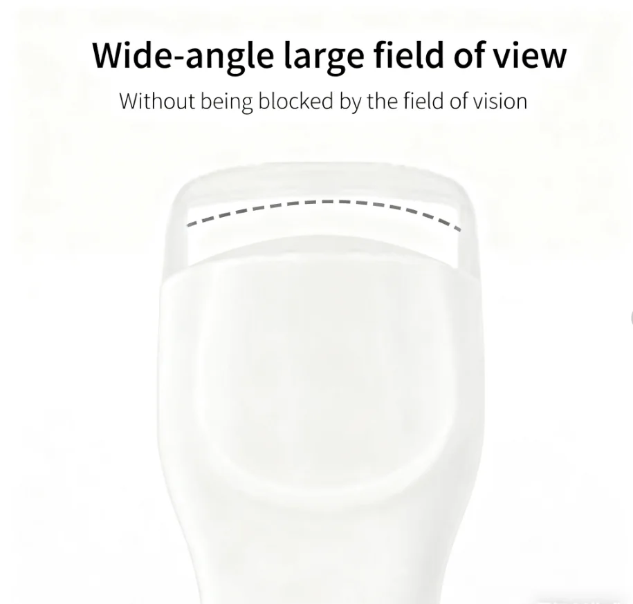 Wide Angle Electric Eyelash Curler with Instant Heating，3-Level Temperature Control, Long-Lasting Curl, Perfect for All Eyelash